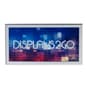 Wall Mounted Poster Holder, Snap Open Frame, Non-Glare Lens