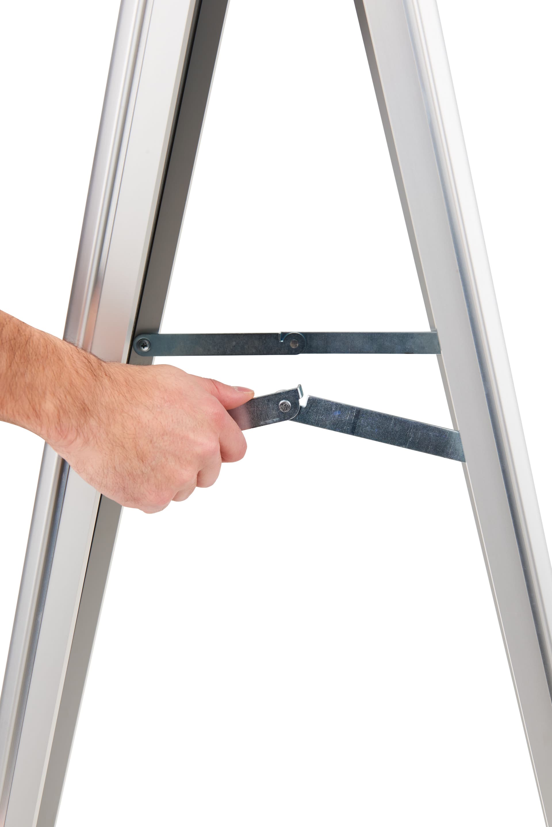 Locking spreader hardware designed to keep your snap frame sidewalk sign securely in place
