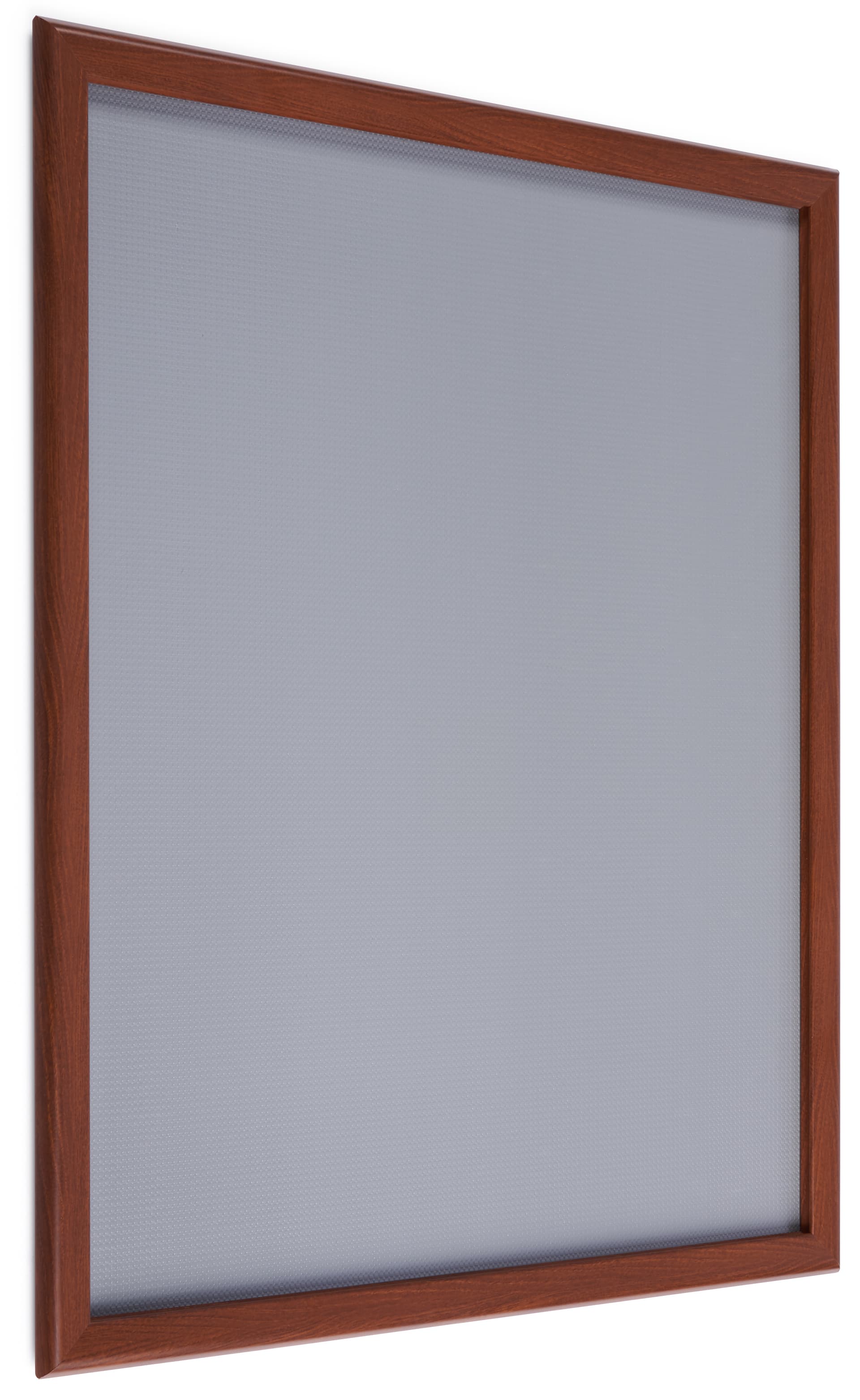Faux wood poster snap wall frame with aluminum construction 