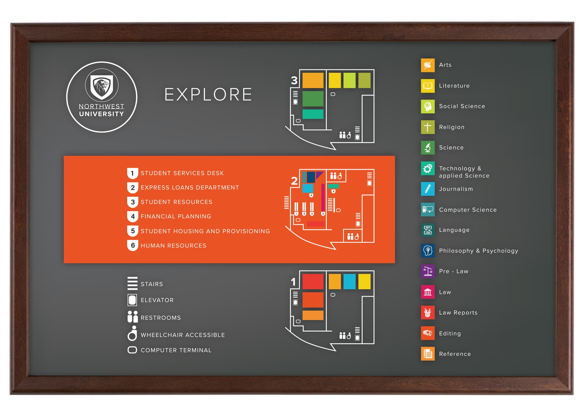 Wood effect wall snap poster frame mounts vertically and horizontally 