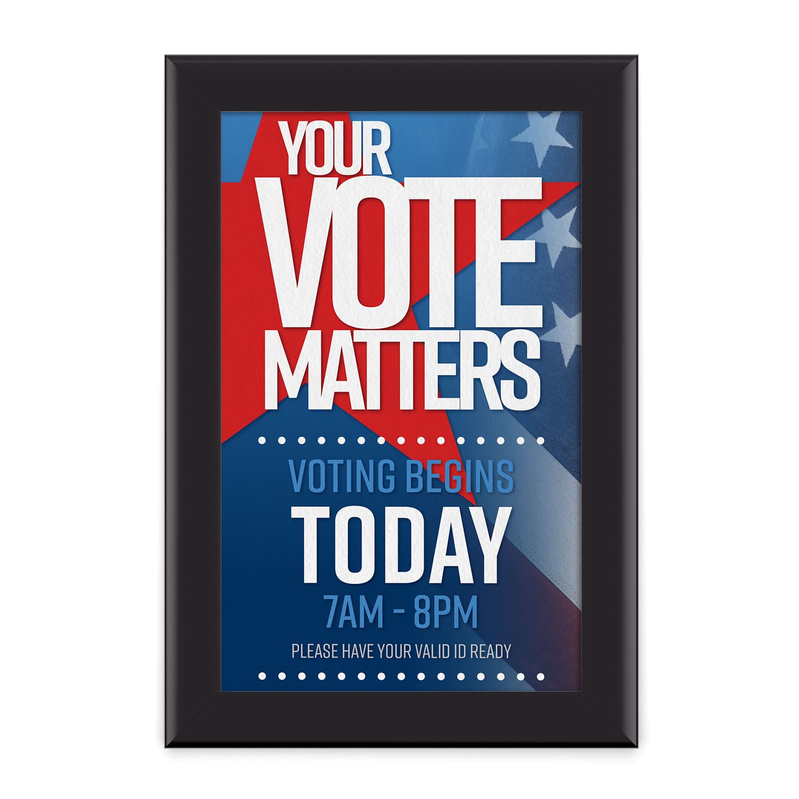 Snap frame accommodates 11x17 posters