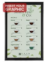 Snap It Poster Frame w/ Metal Trim