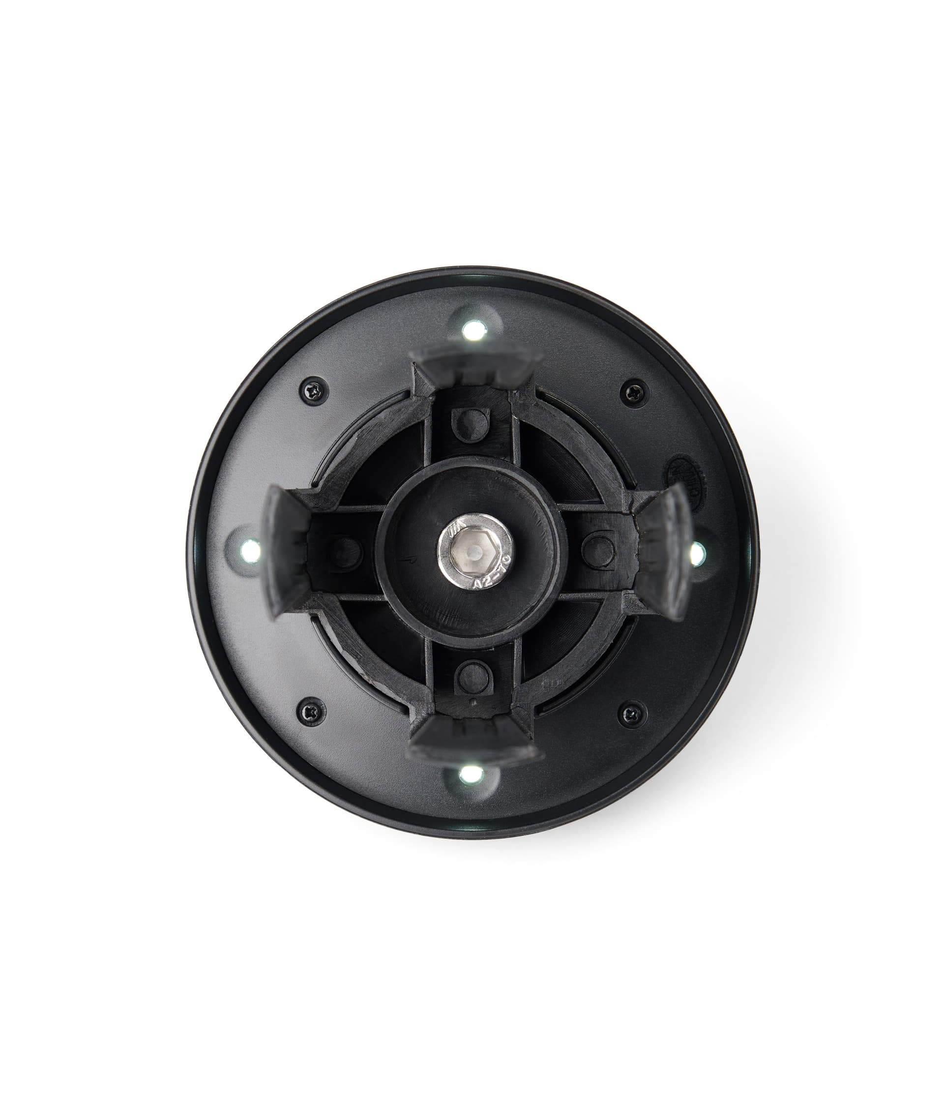 Stanchion mount LED light with 4 downfacing lights