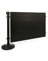 Slatwall panel for QPSWMLGBK2 with black finish 