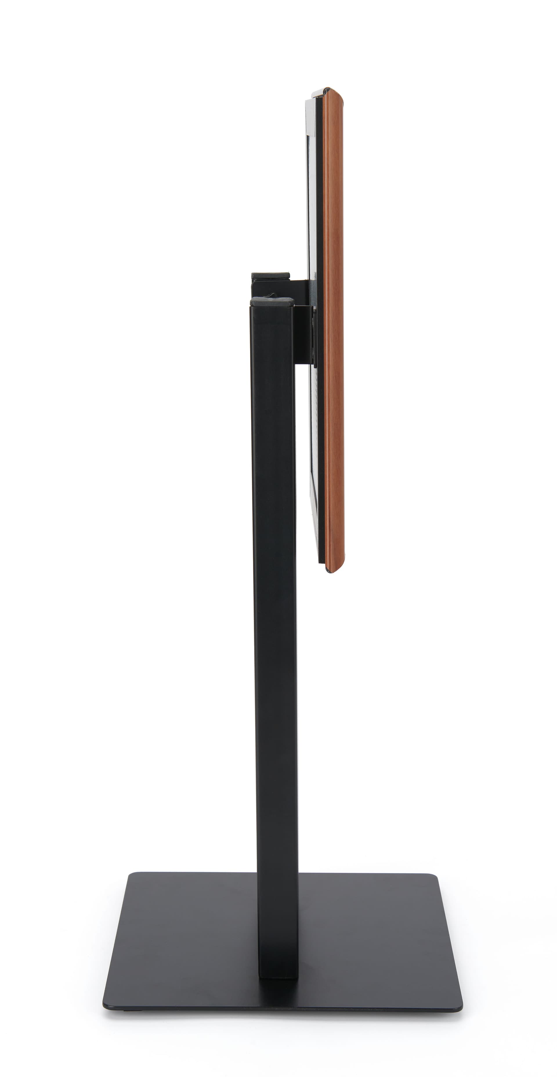 Snap frame sign with slim profile and stable base