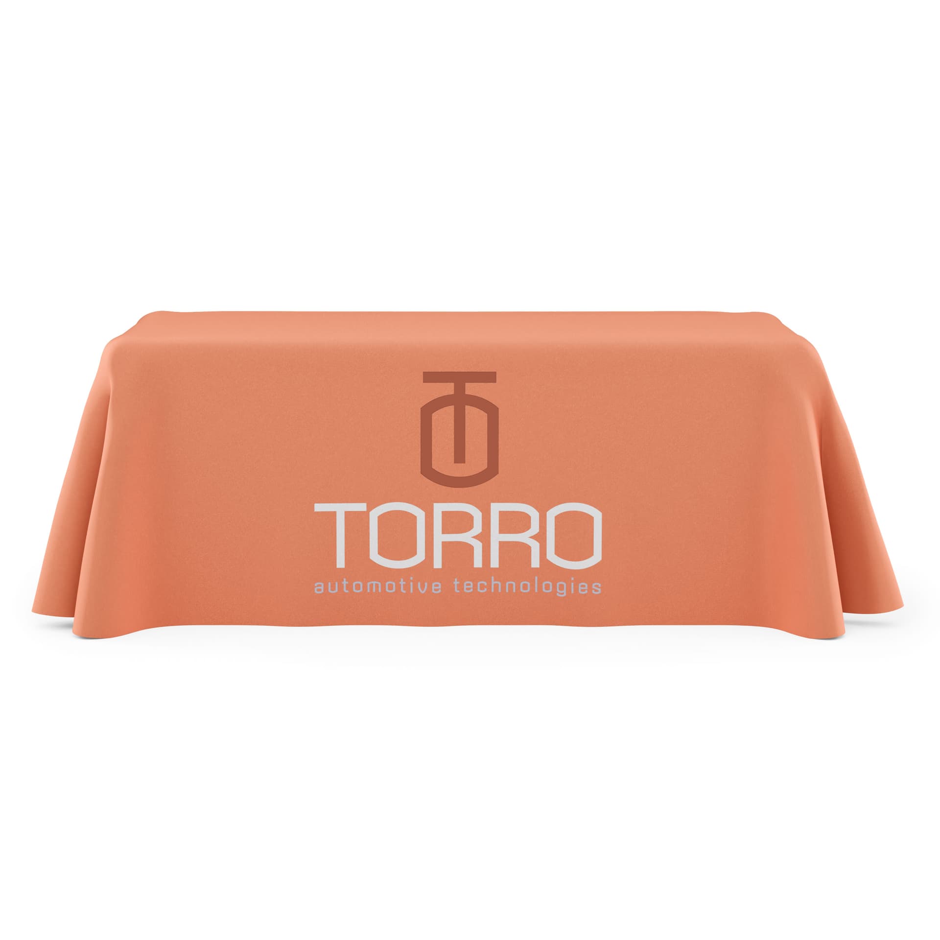 Custom rectangle table cover for promotional displays