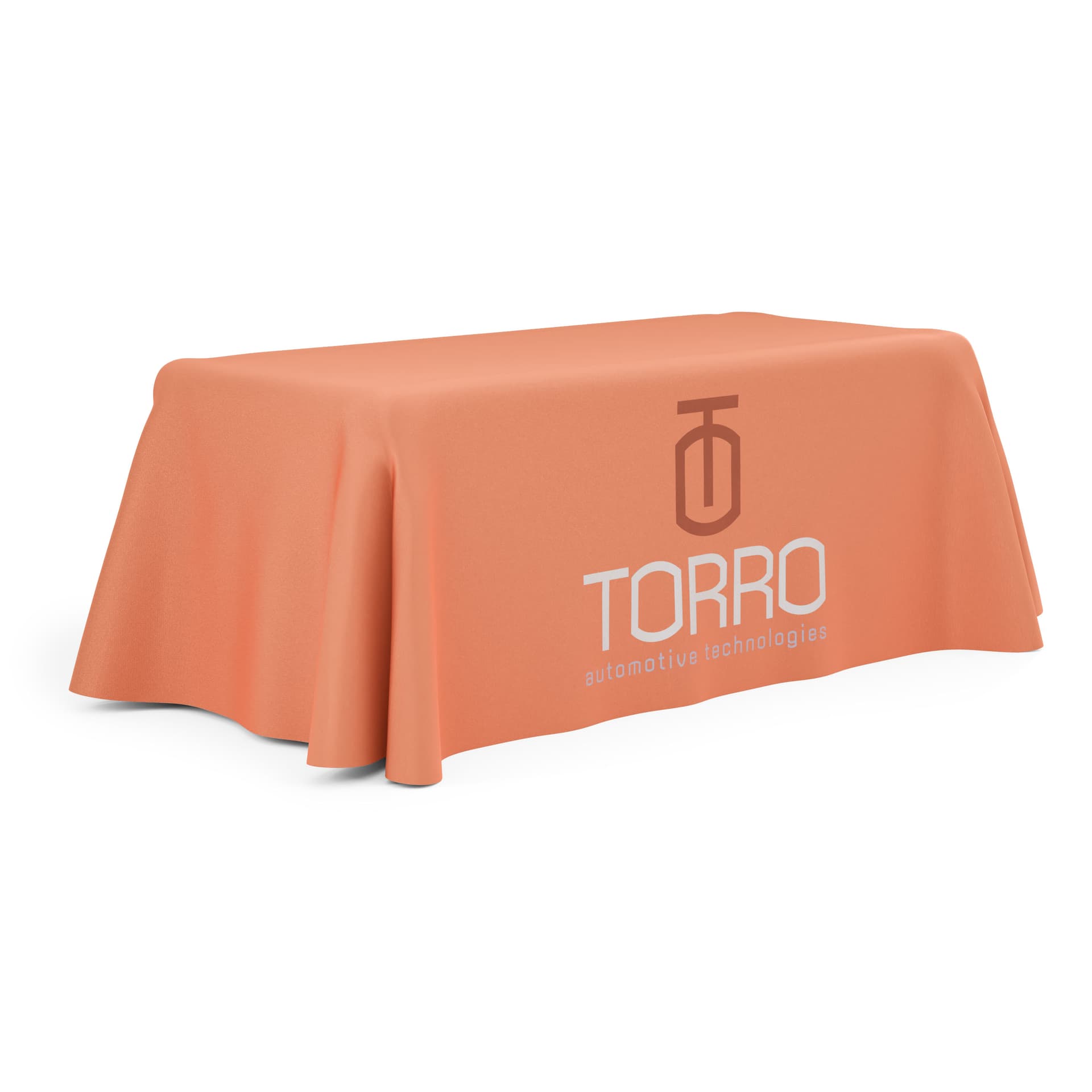 Custom rectangle table cover with machine-washable material