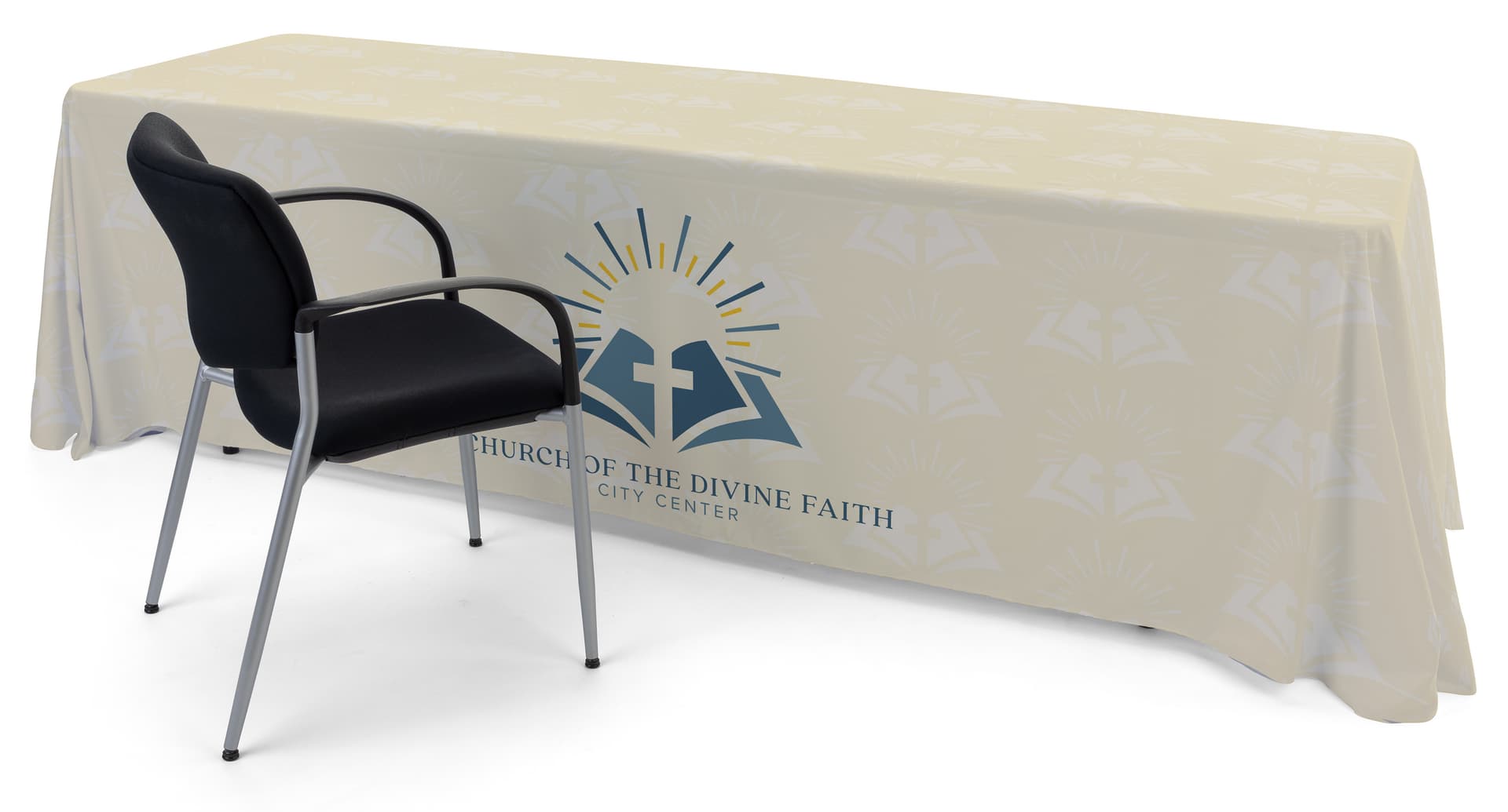 Custom table covers with wrinkle-resistant design 