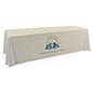 4', 6', or 8' Fabric Table Cloth, Open or Closed Back - Full Color Custom Printing