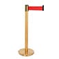 QueuePole.Deluxe 41" Stanchion Post with 10' Retractable Belt - Multiple Colors