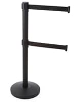 Retractable Dual Belt Receiver, 41.375"  Overall Height
