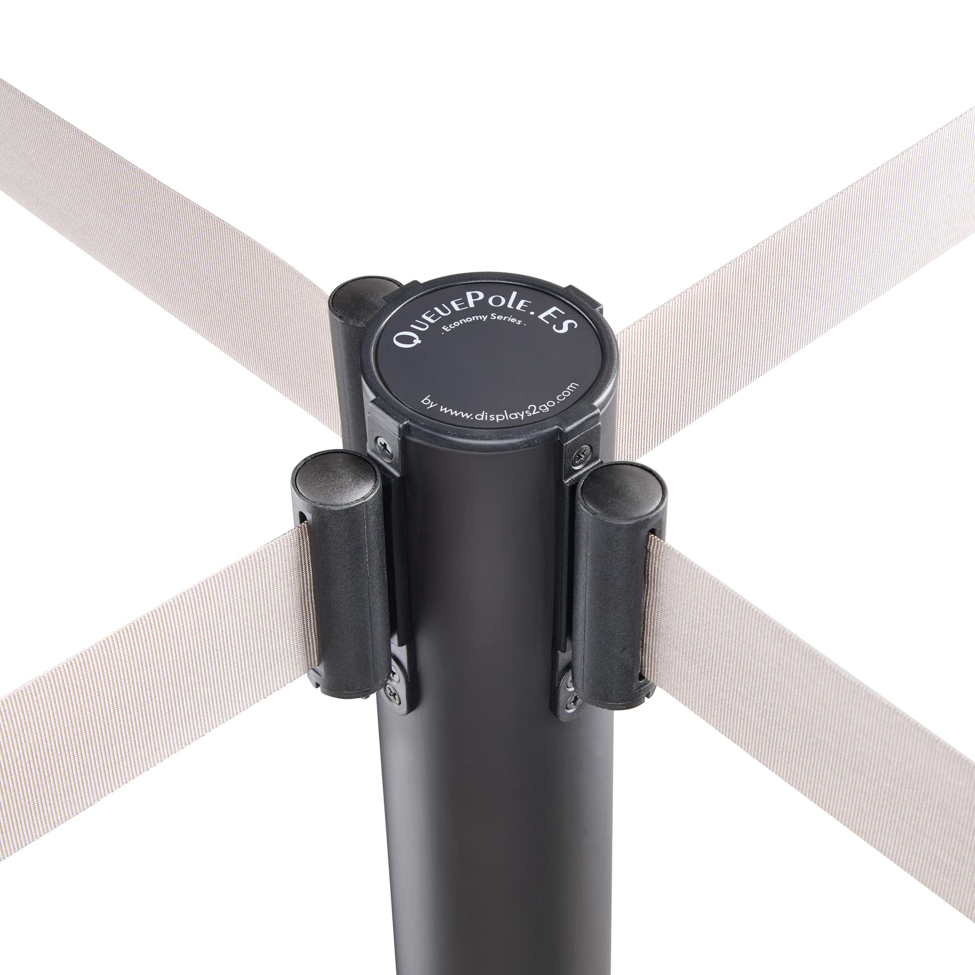 retractable barrier post