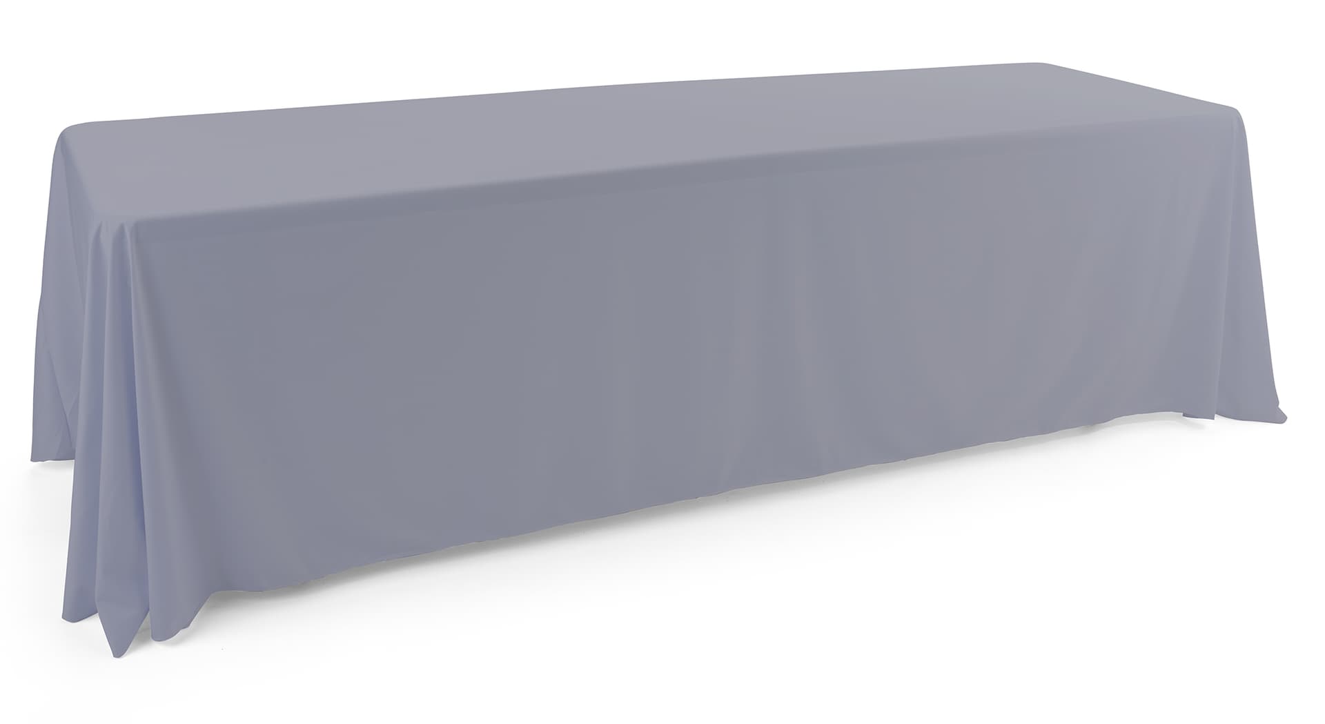 Polyester table cover with grey color