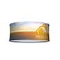 Round Ceiling Hanging Banner with Custom Printing, Recyclable Stretch Fabric