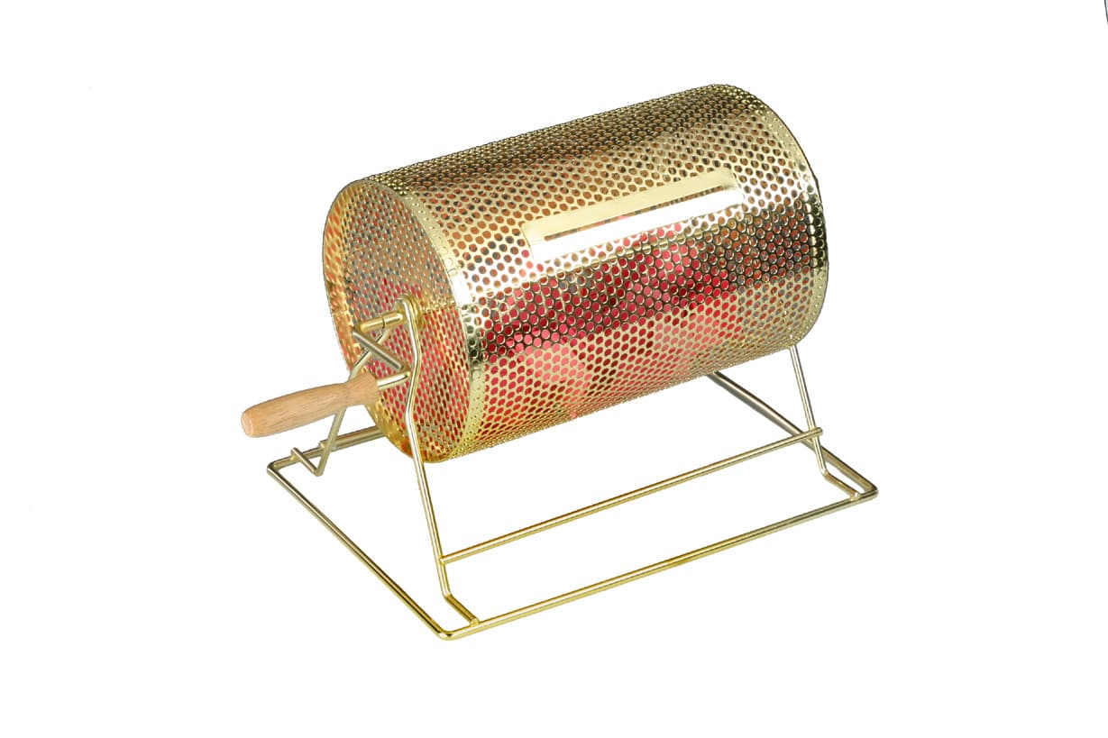 Brass Raffle Ticket Tumbler| Spinning Drum with Handle | Displays2Go