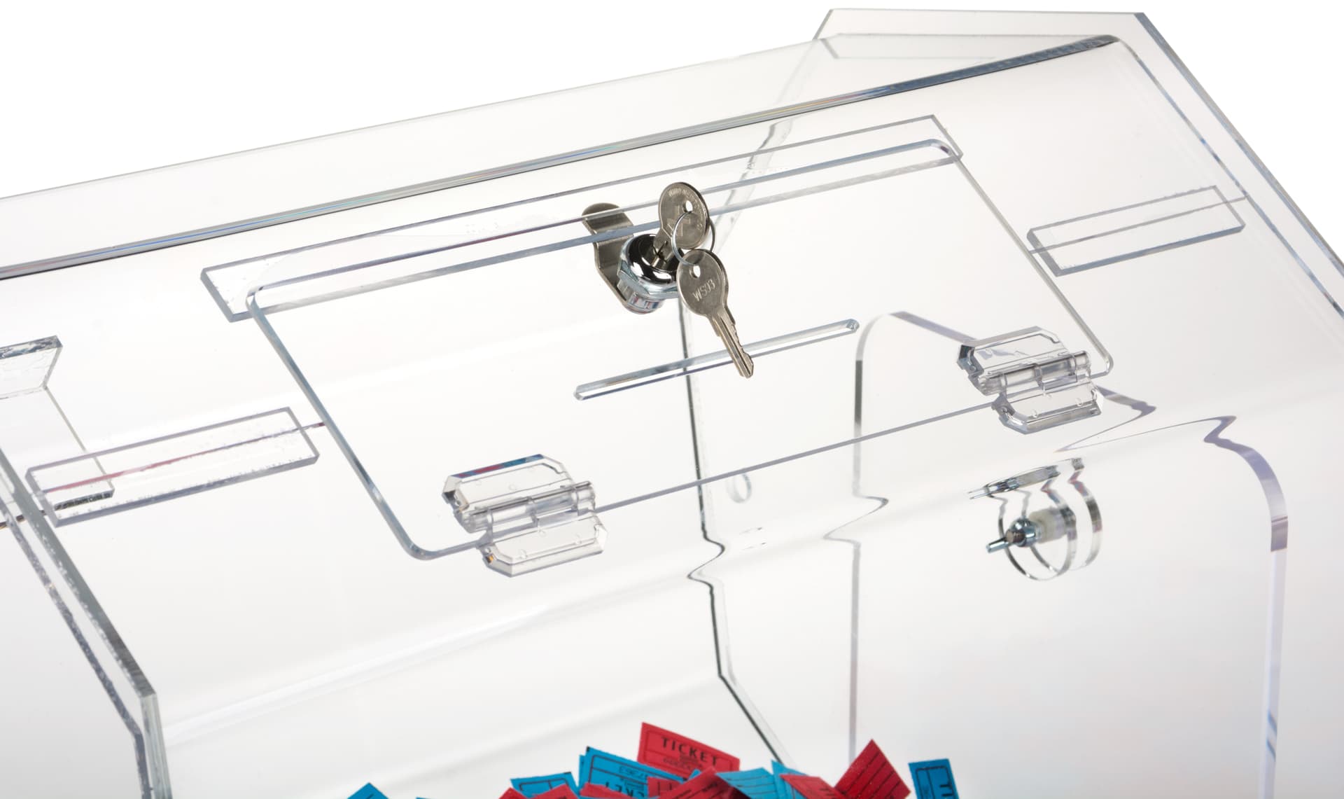 Locking Raffle Ticket Tumbler