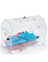 Acrylic Raffle Drum with Hinged Door