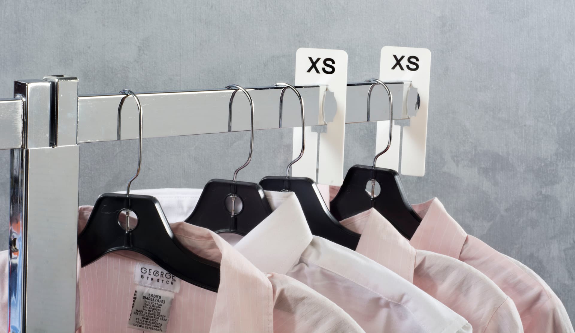 Clothing Rack Size Dividers | Size Markers for Clothes Racks | Displays2Go