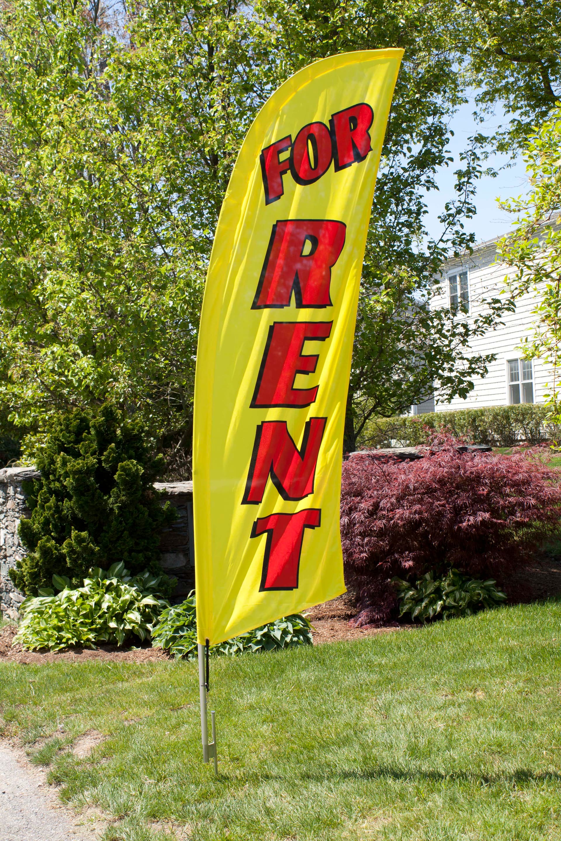 For Rent Swooper Flag | Real Estate Display | Displays2Go