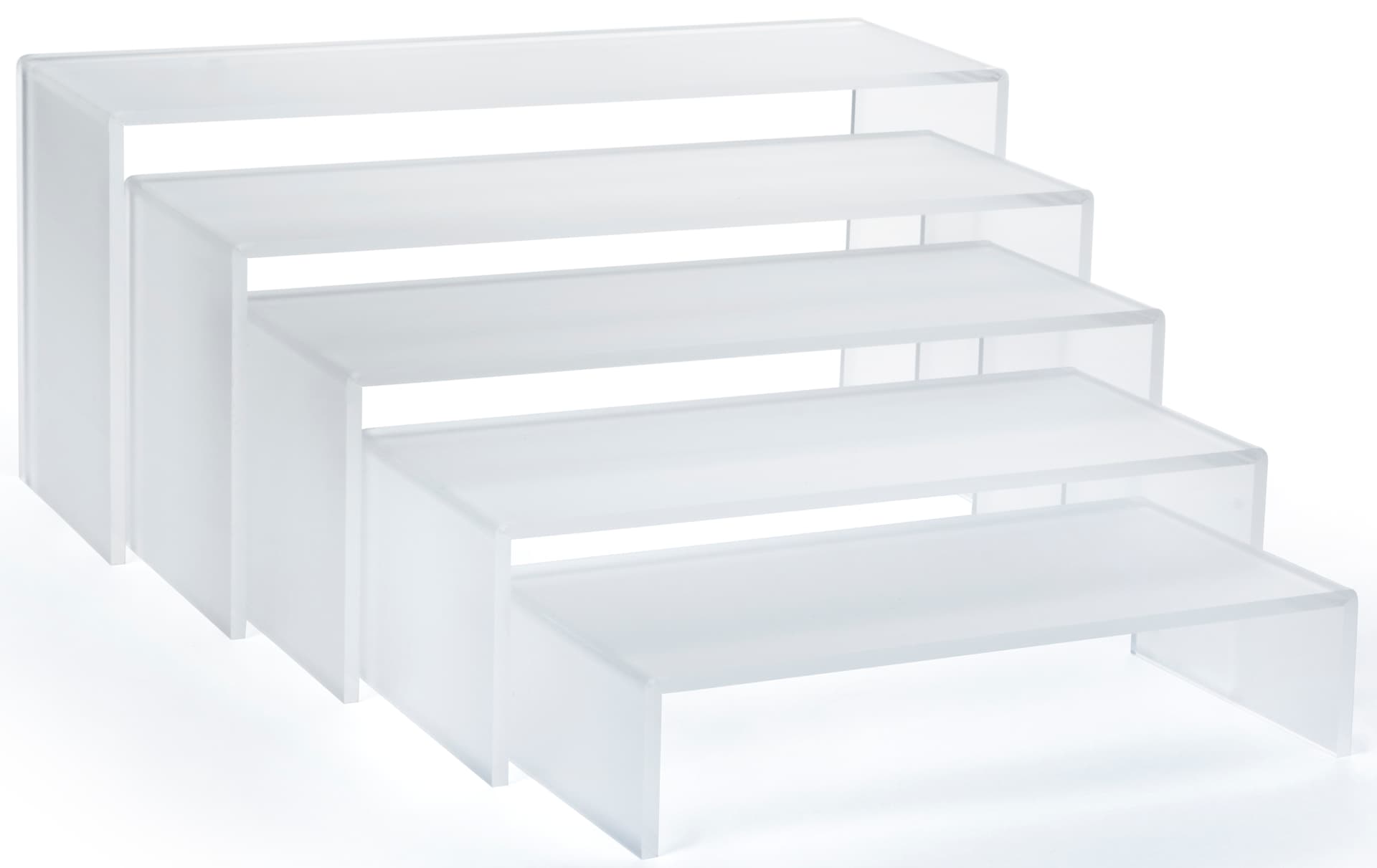Nesting Acrylic Shelf Risers