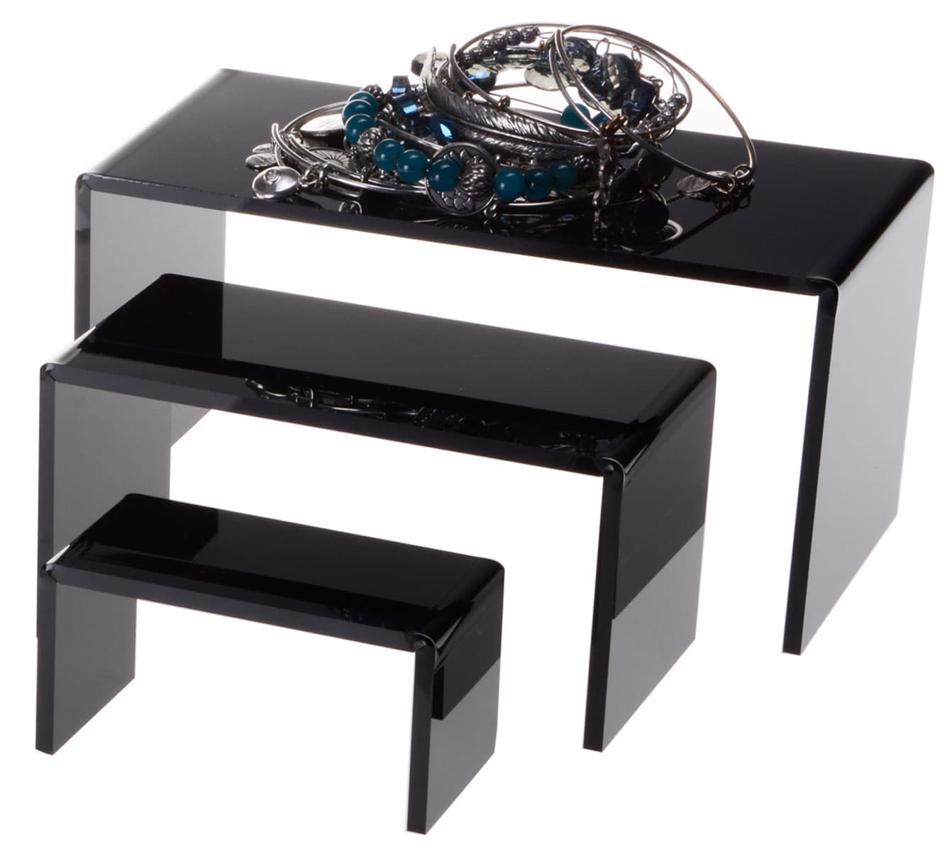 Stackable Retail Risers | U-Shaped Stands | Displays2Go