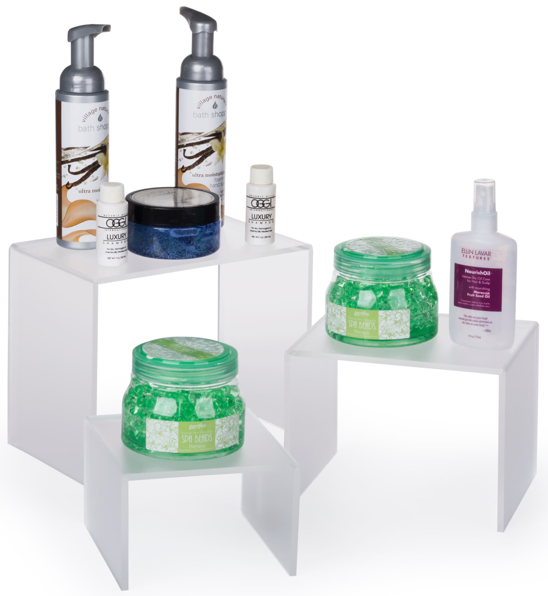 Acrylic Riser Display in Use