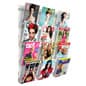 4-Tiered Acrylic Magazine Wall Rack, 8.5"w - Clear