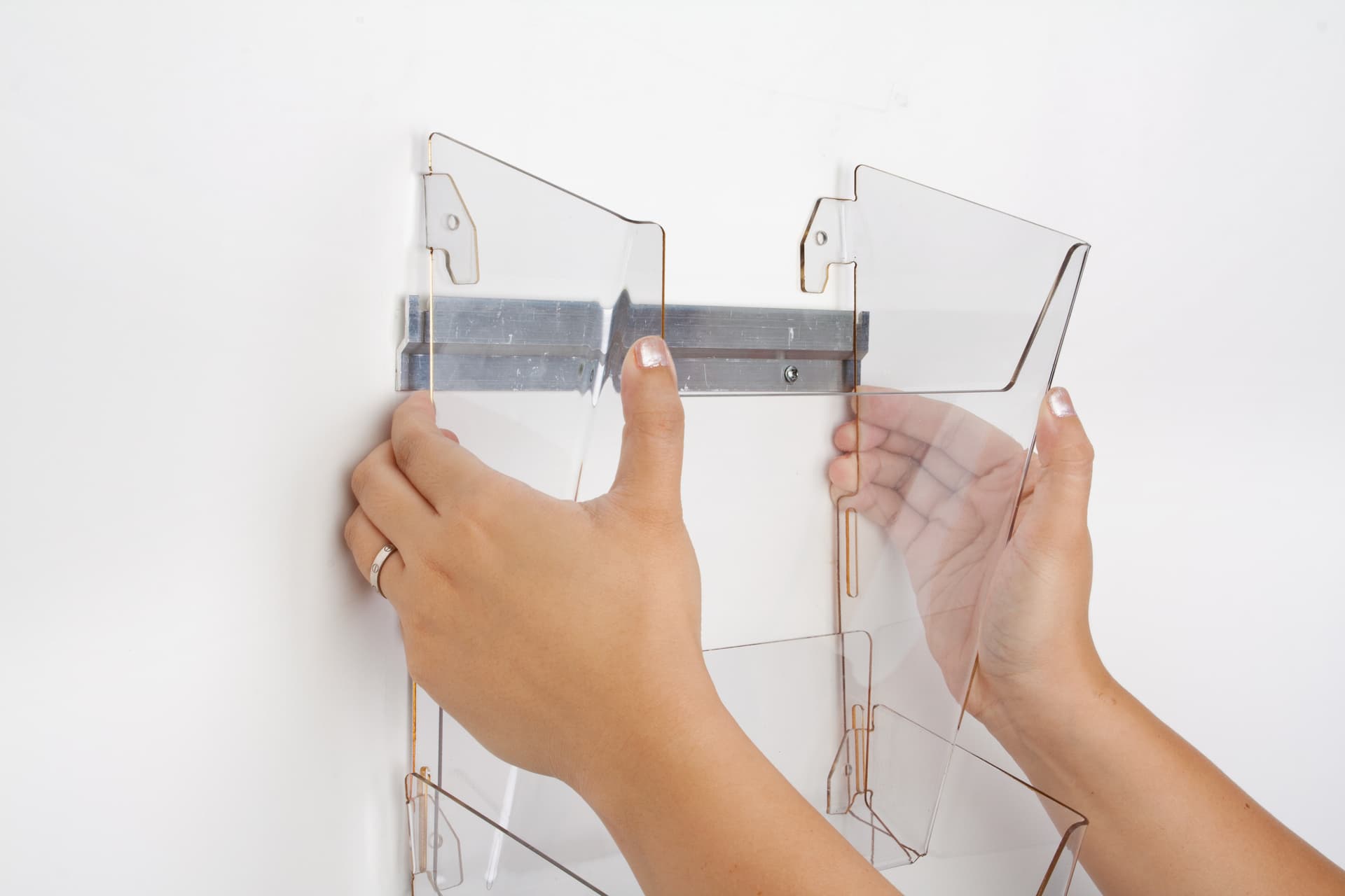 Hanging Magazine Rack with Hooks