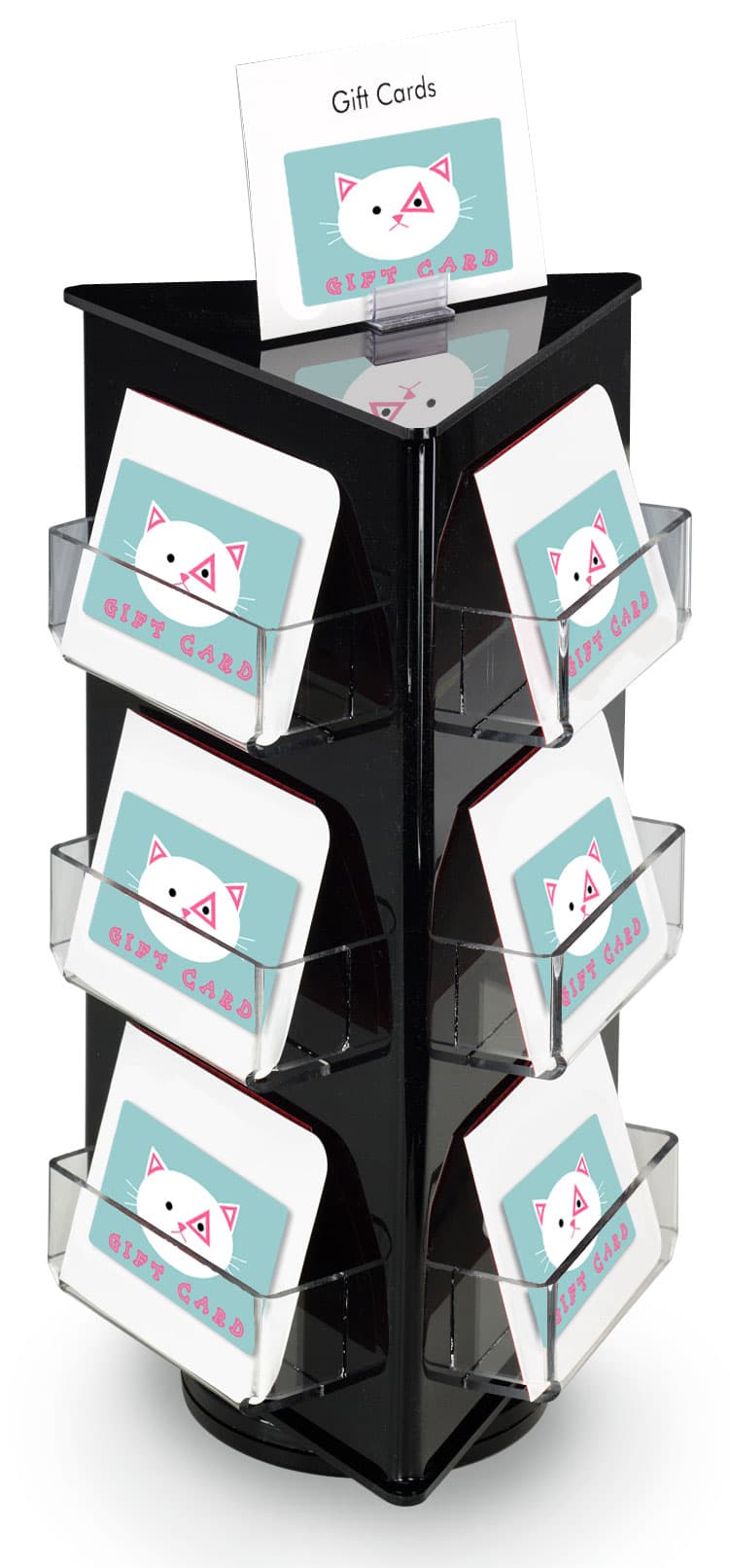 Revolving Gift Card Holder: For 4" x 3" Cards