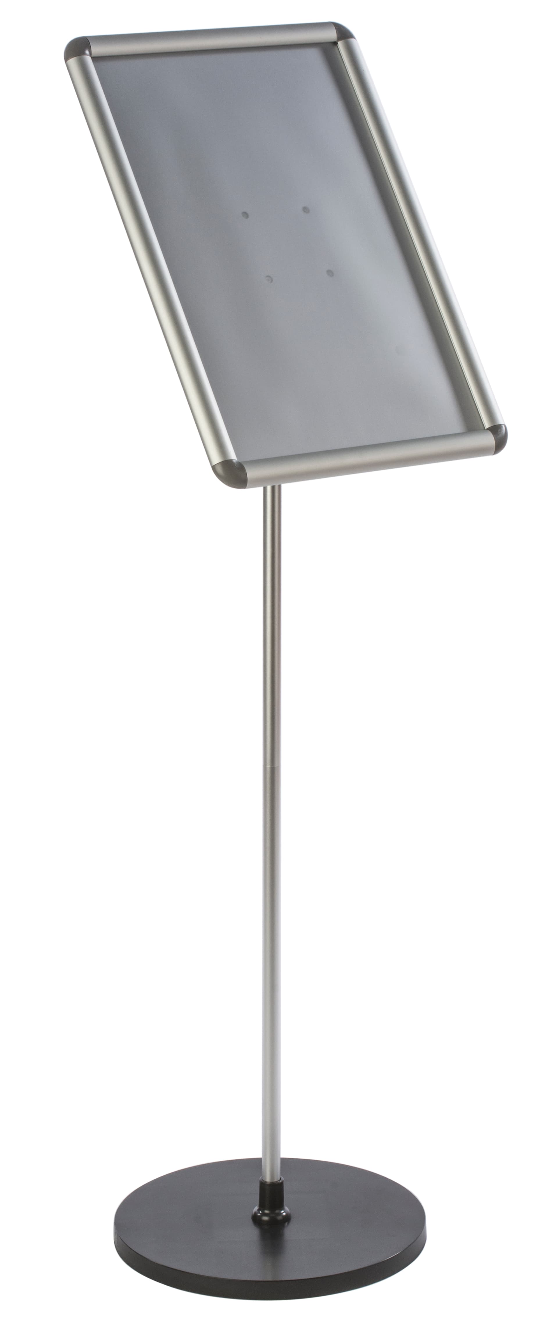 49.25"H 11 x 17 Silver Snap Frame Stand