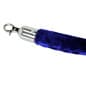 6.5' Stanchion Rope with Chrome Clasps - Blue