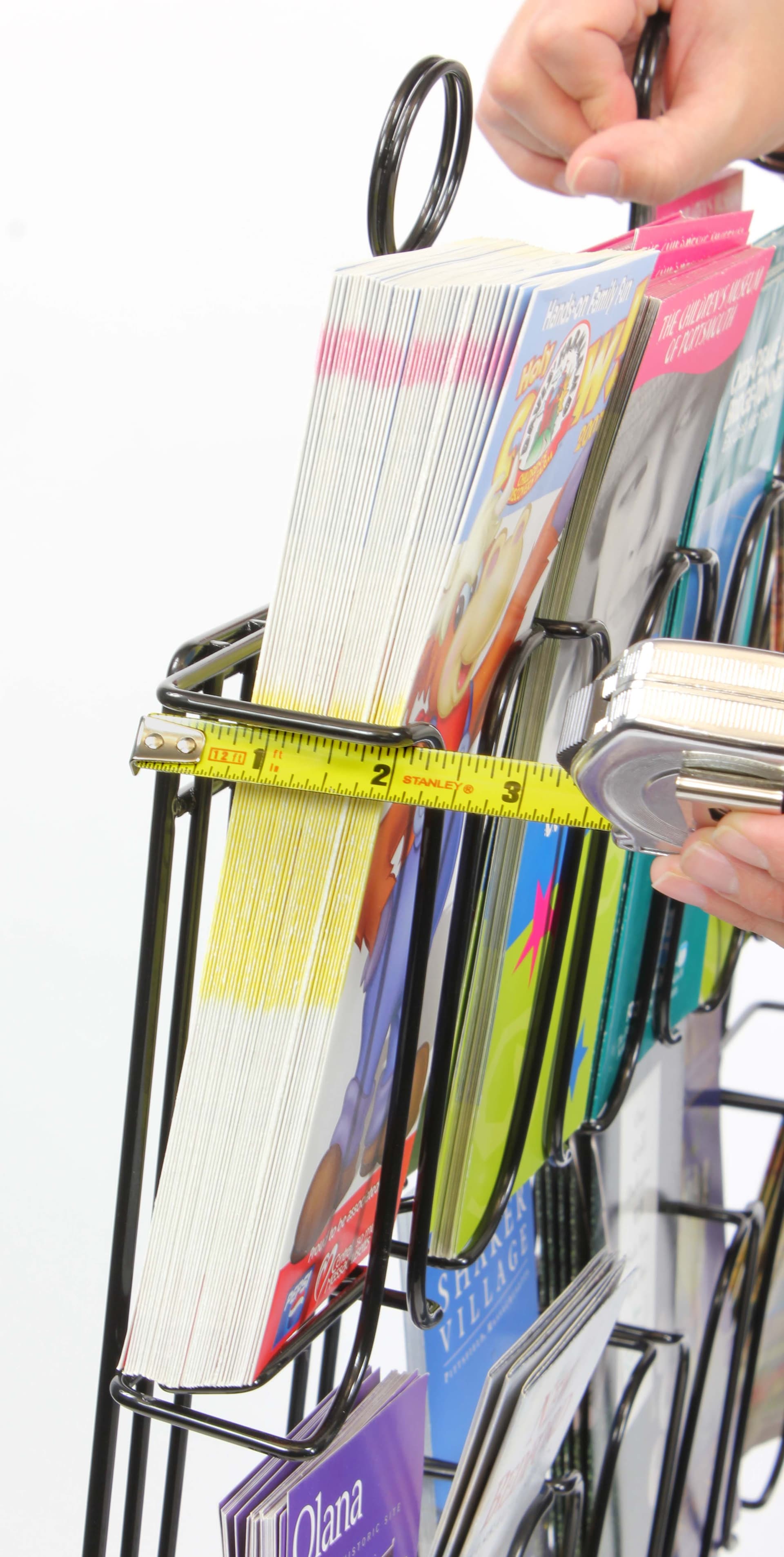 Wall Brochure Rack | Holds 24 Individual Pockets for Pamphlets ...