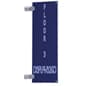 Wall Sign Holder with Acrylic Plates, Silver Standoffs - Clear