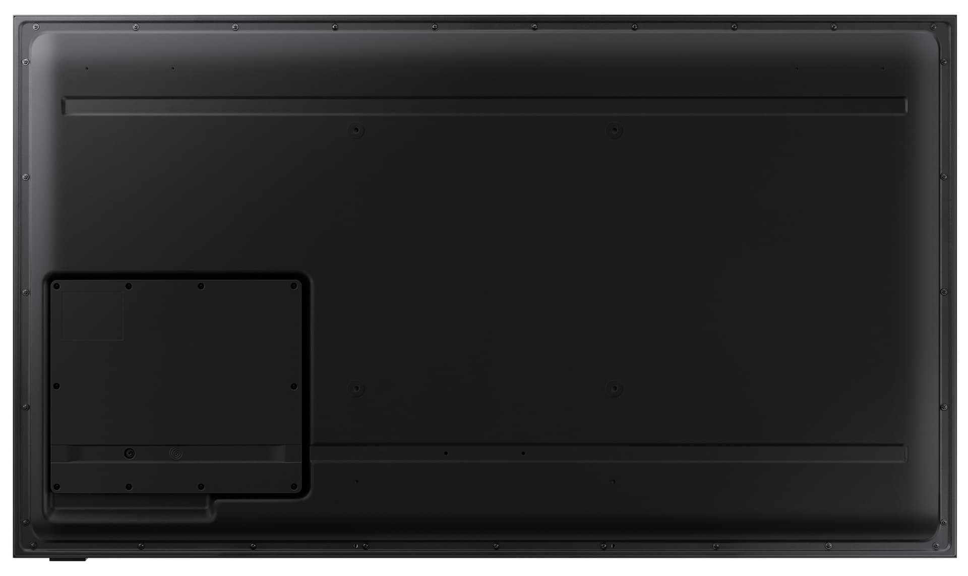 65 inch  weather-resistant outdoor TV measures 57 inches wide by 33 inches tall 