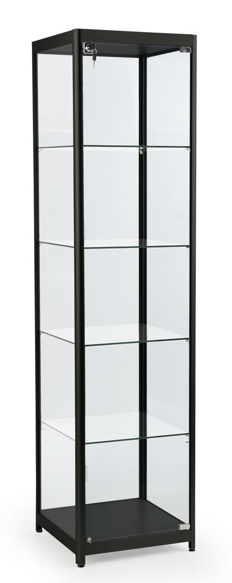 Black Knock Down Tower Showcase Set Up