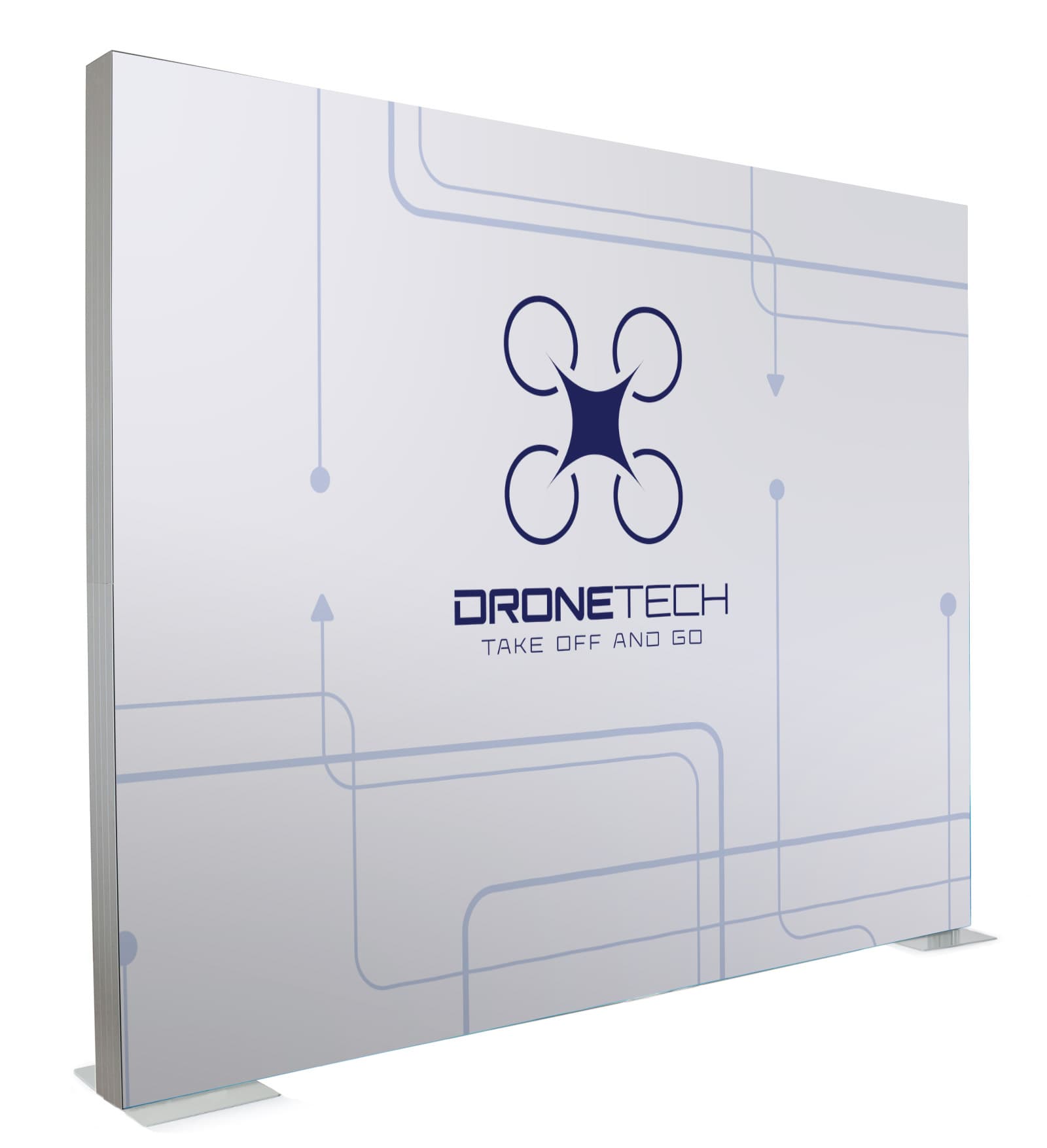 8x10 SEG backdrop with custom printed front fabric panel