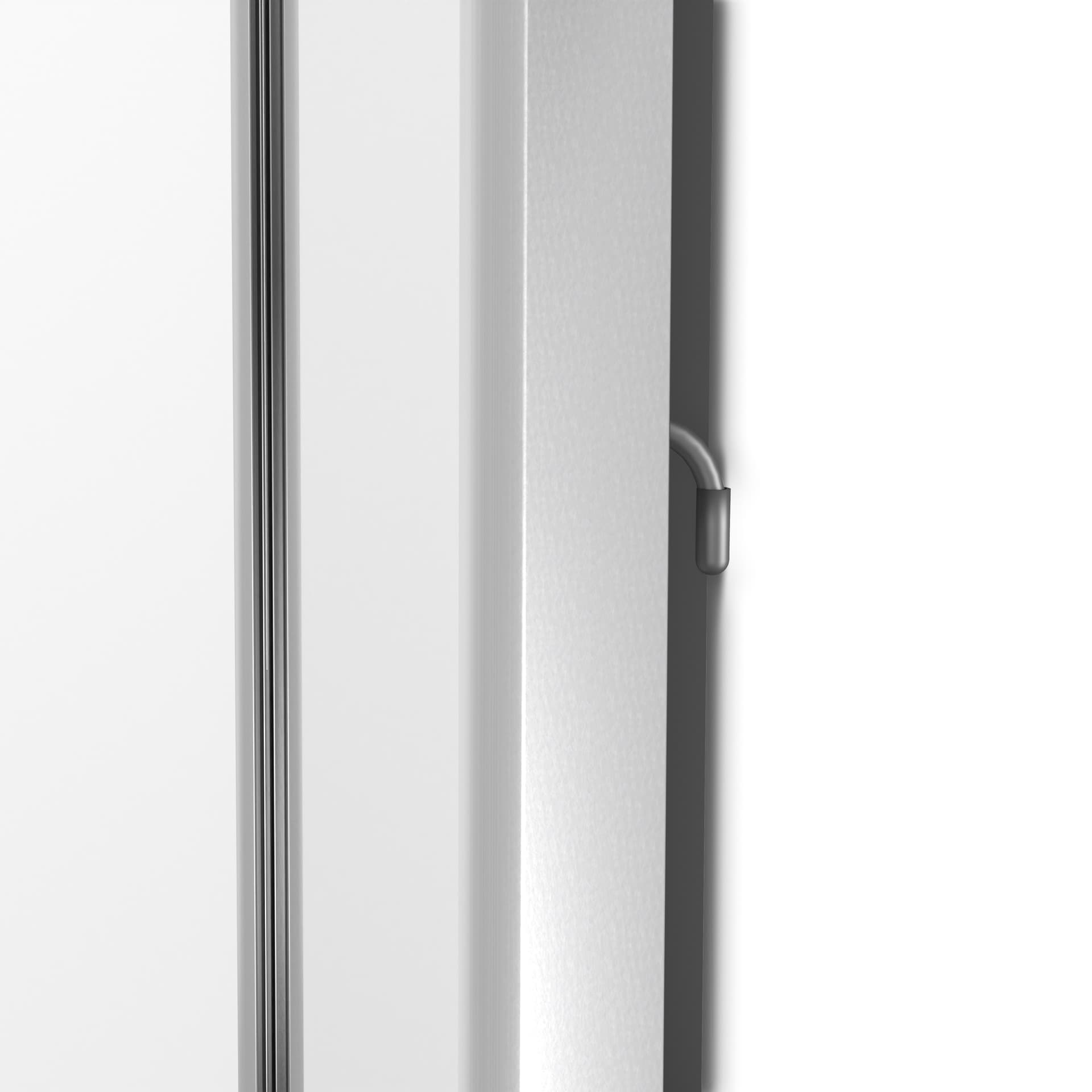 Locking poster holder with lock