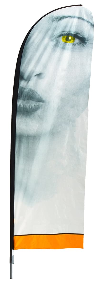 1-Sided Shark Fin Backpack Marketing Banner for BPBS1S