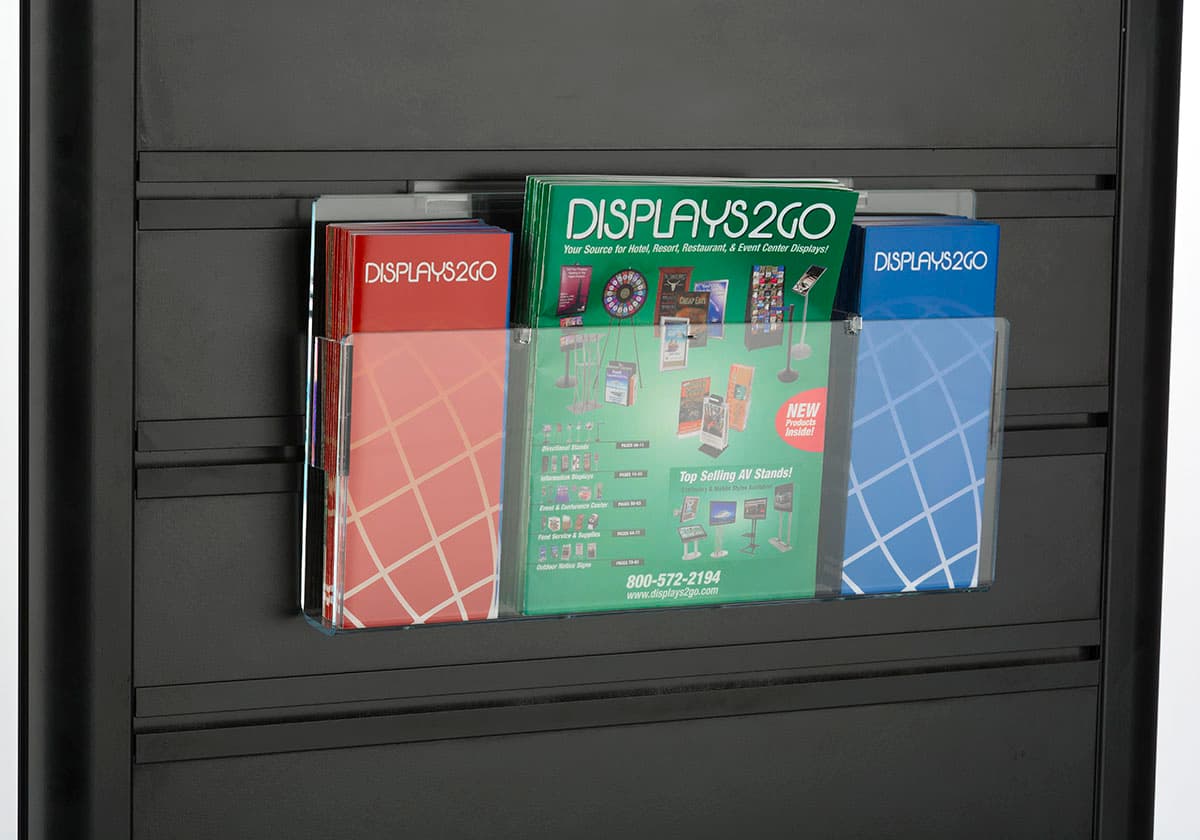 Slatwall Acrylic for Magazines and Brochures