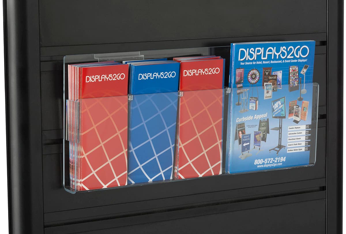 Slat Wall Accessory for Magazines and Brochures
