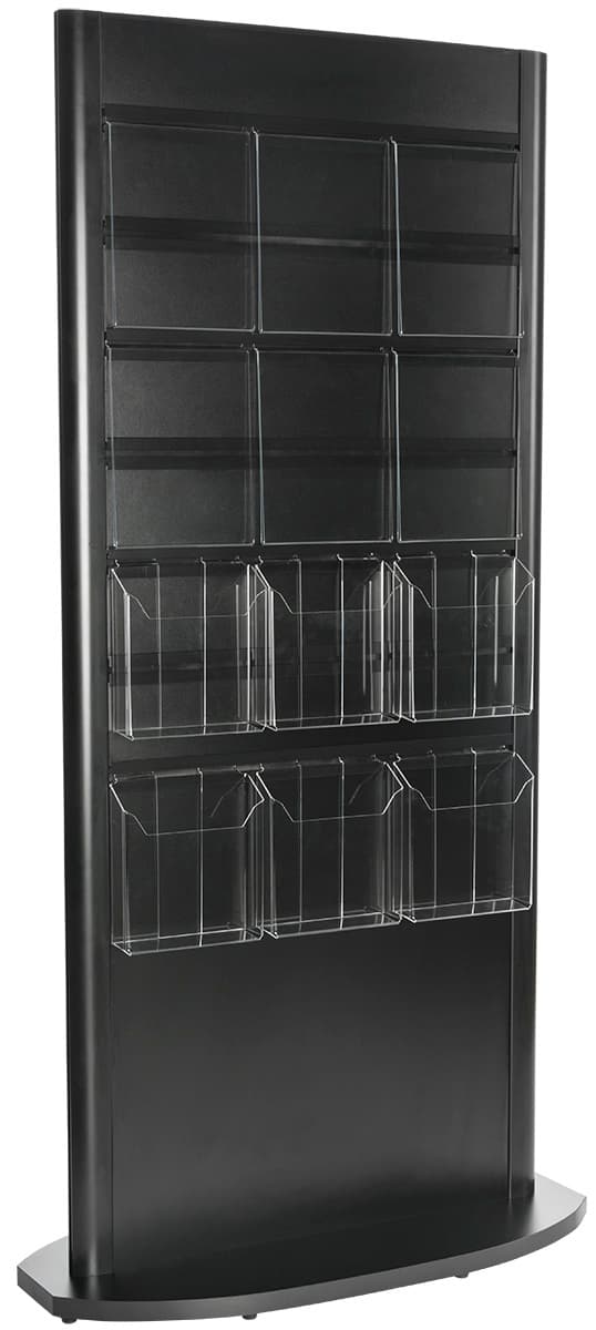 Double Sided Slatwall Tower Literature Holder