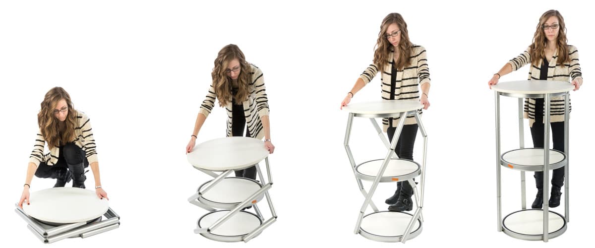 Pirouet portable twist counter with 1 person assembly