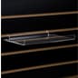 10 x 5.5-Inch Slatwall Shelf - Clear Acrylic