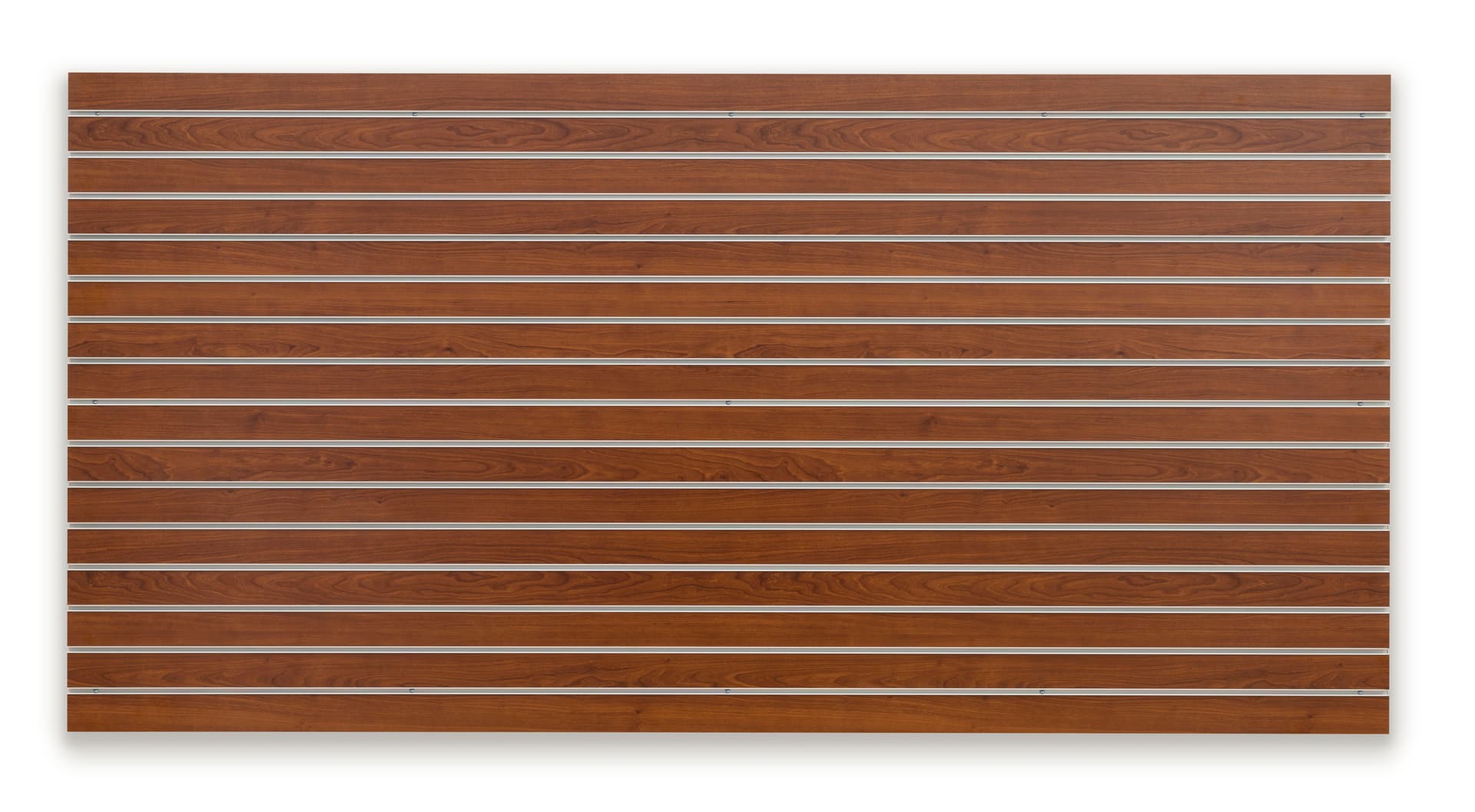 Unpropped Cherry Finish Large Slotted Wall Board Panel