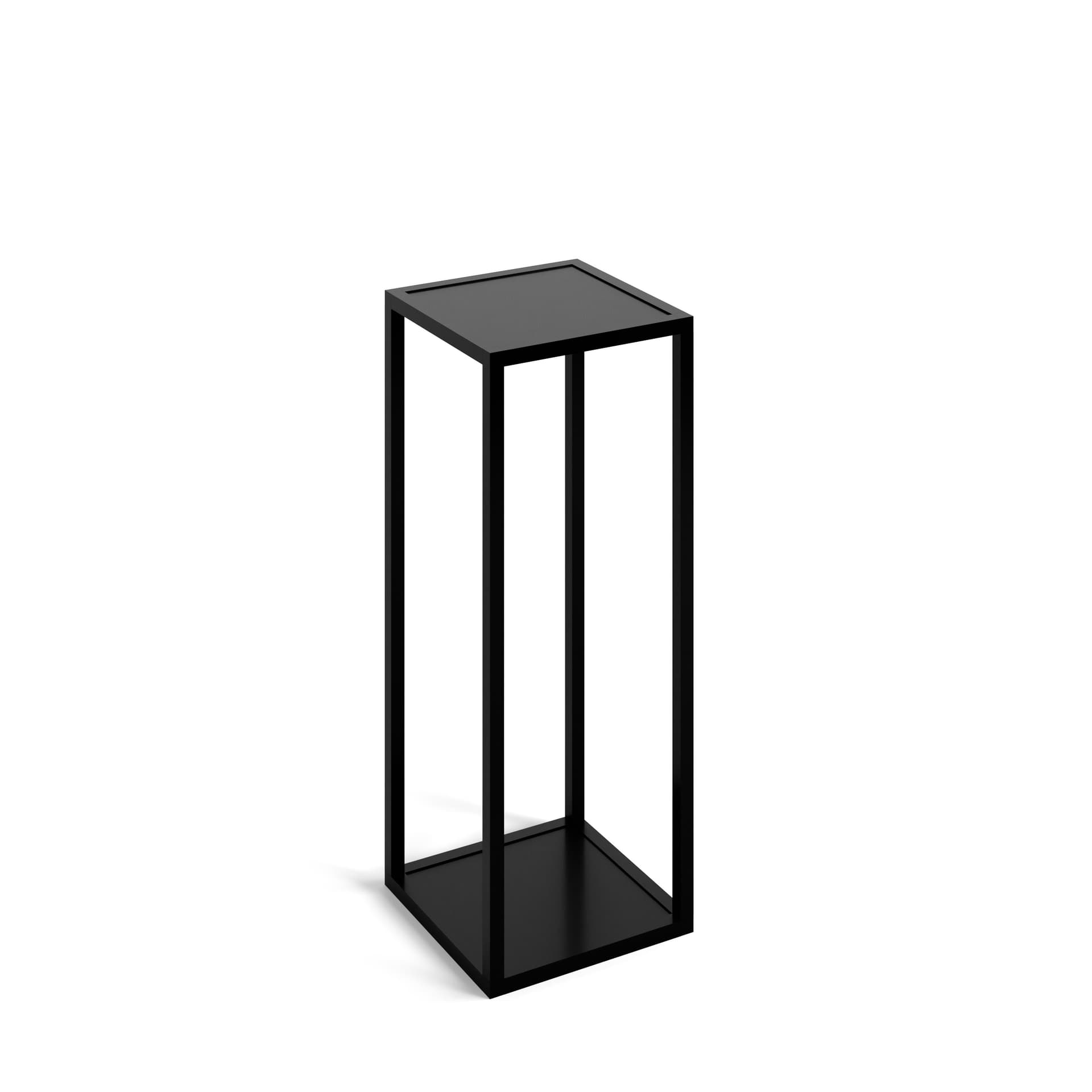 Slim tall side table is scratch resistant 