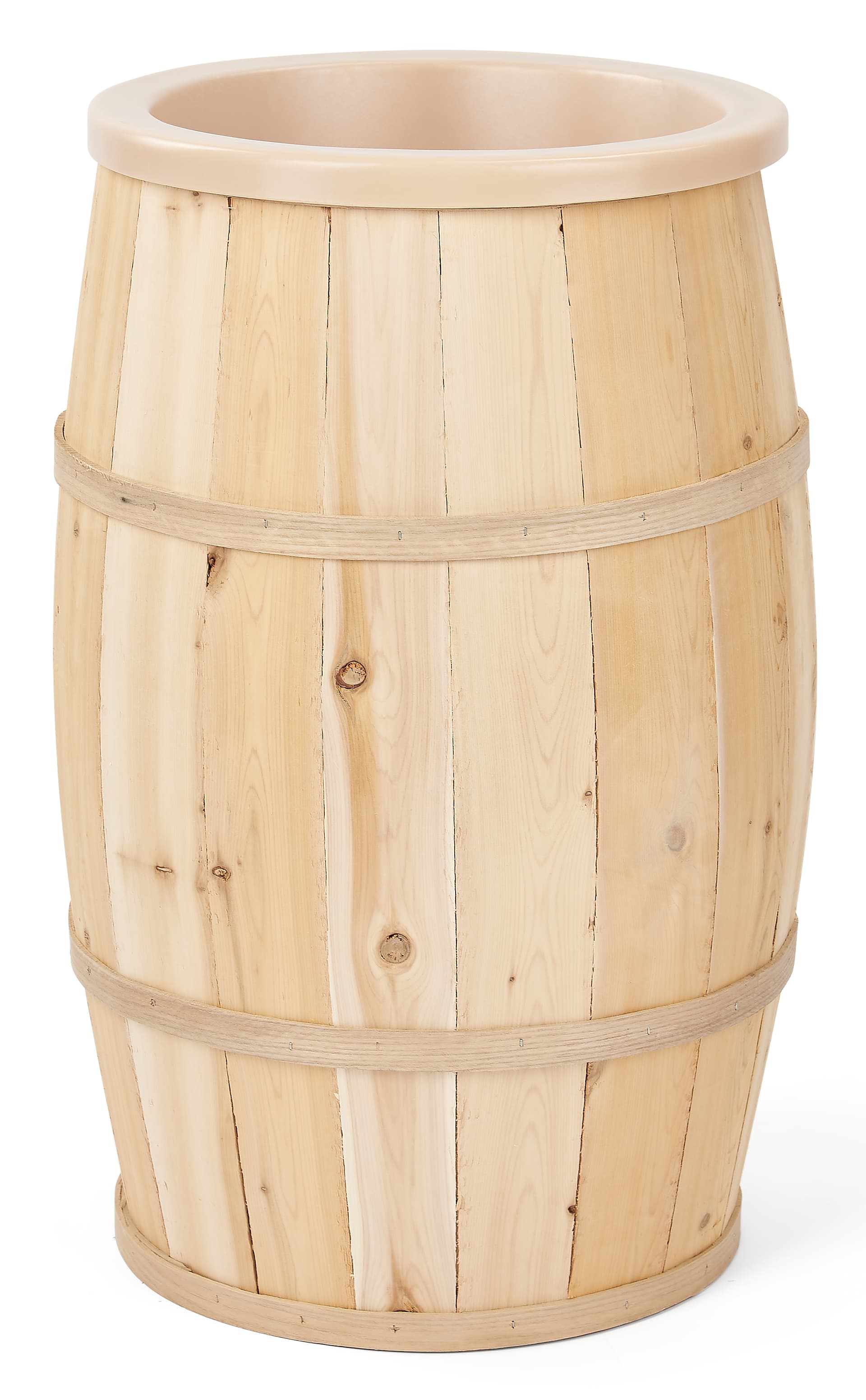 Food grade cedar barrel made of natural solid cedar wood