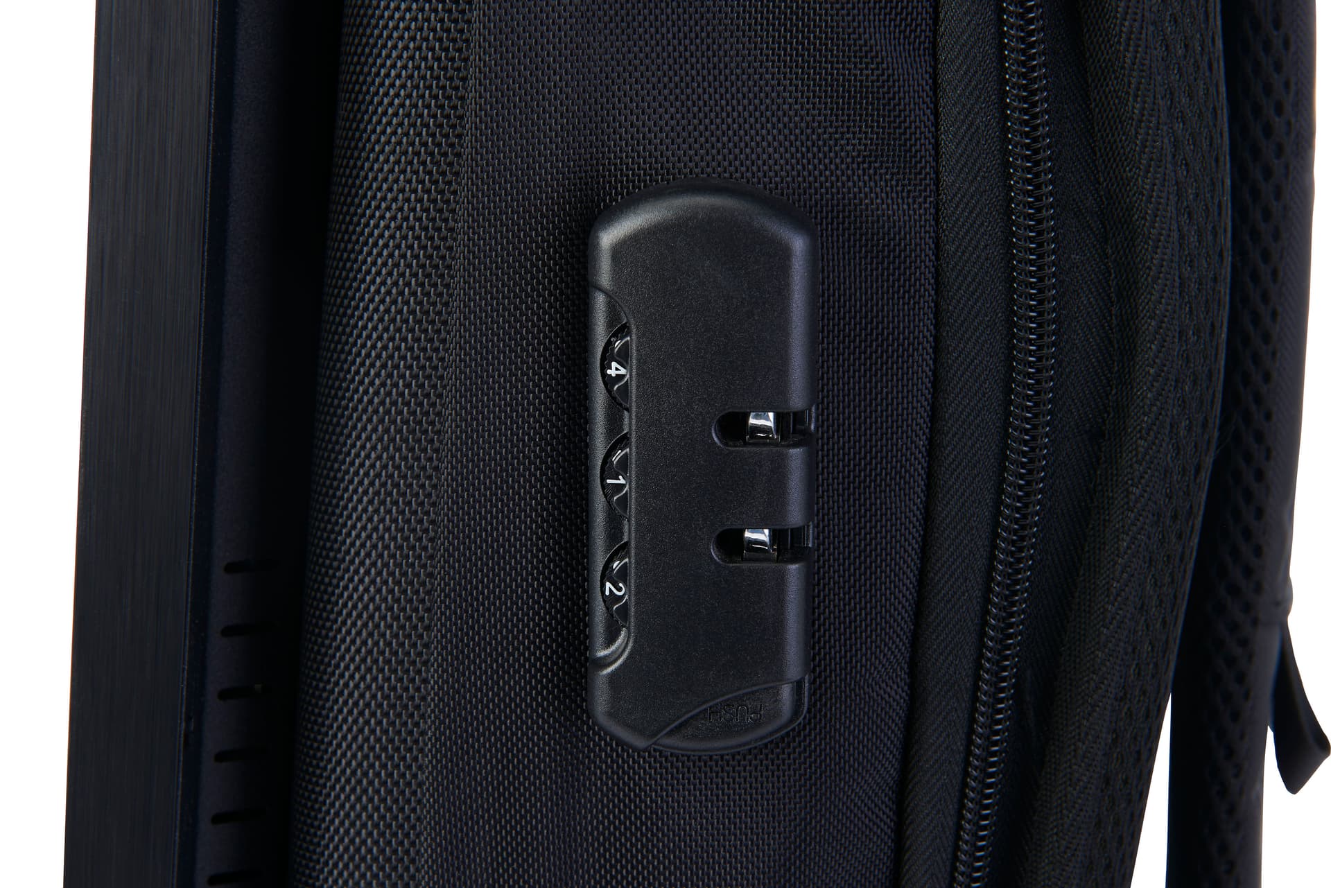 Digital backpack billboard with locking pad