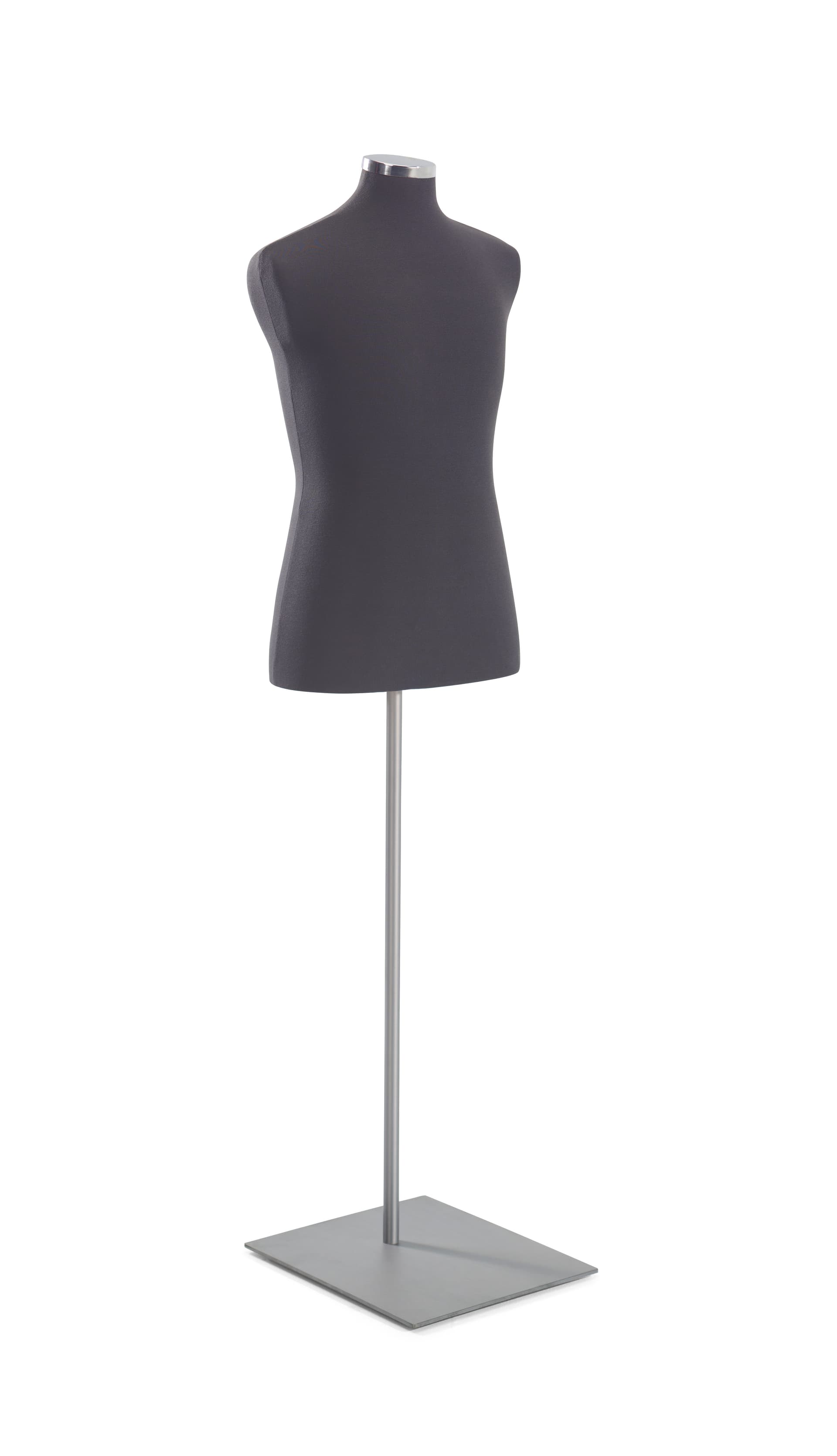 Male mannequin body with flat base