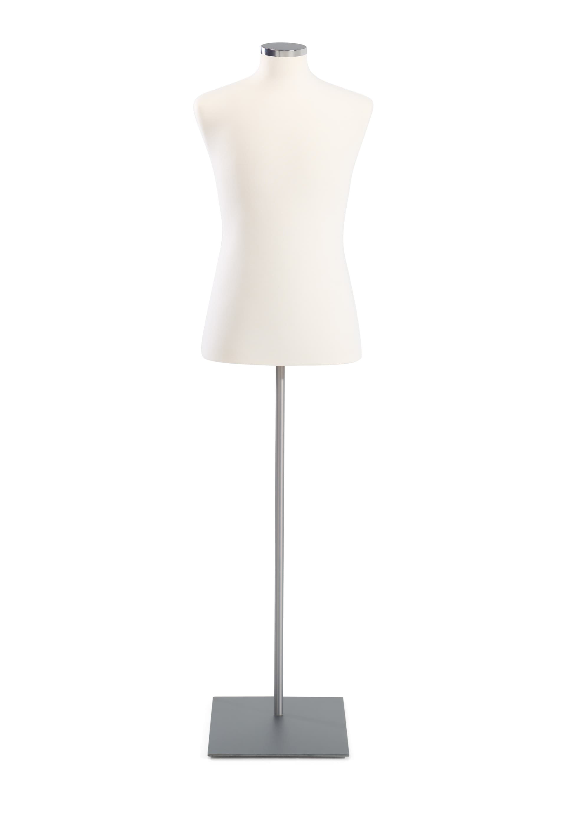 Male mannequin body with jersey fabric covered foam 