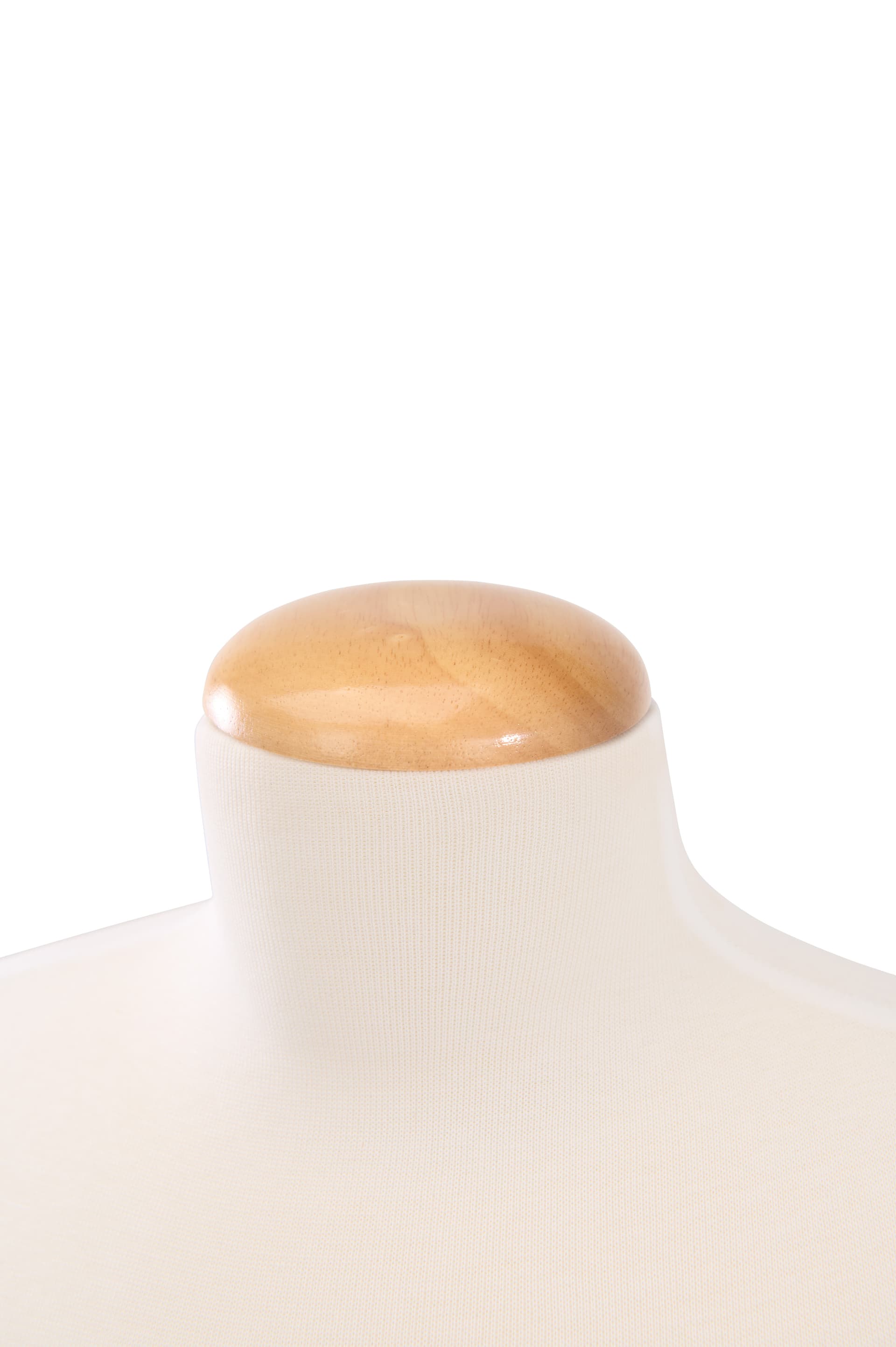Male mannequin body with wood neck cap